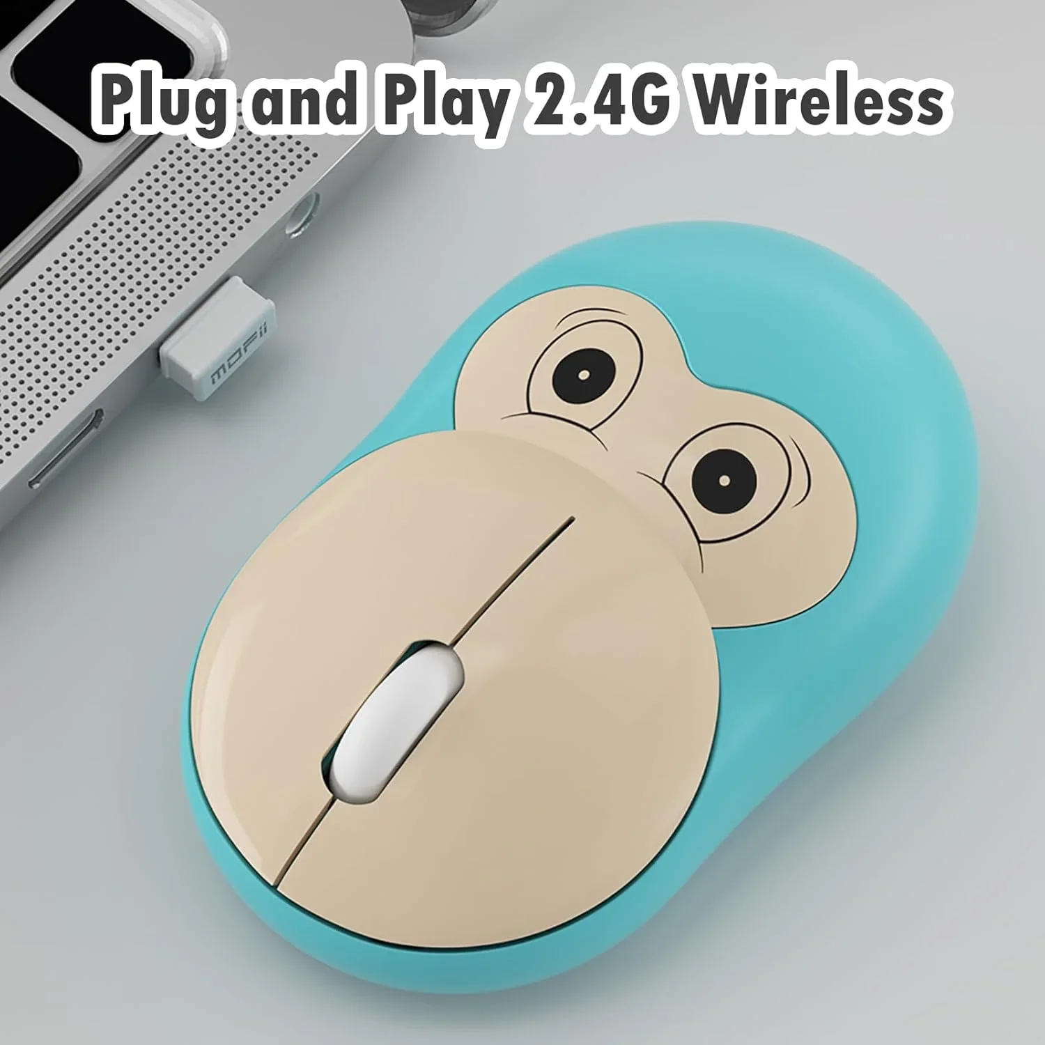 Cute Monkey Shaped Wireless Silent Mouse 2.4G Plug and Play Long Battery Life Office Mice for PC Laptop
Cute Monkey Shaped Wireless Silent Mouse 2.4G Plug and Play Long Battery Life Office Mice for PC Laptop