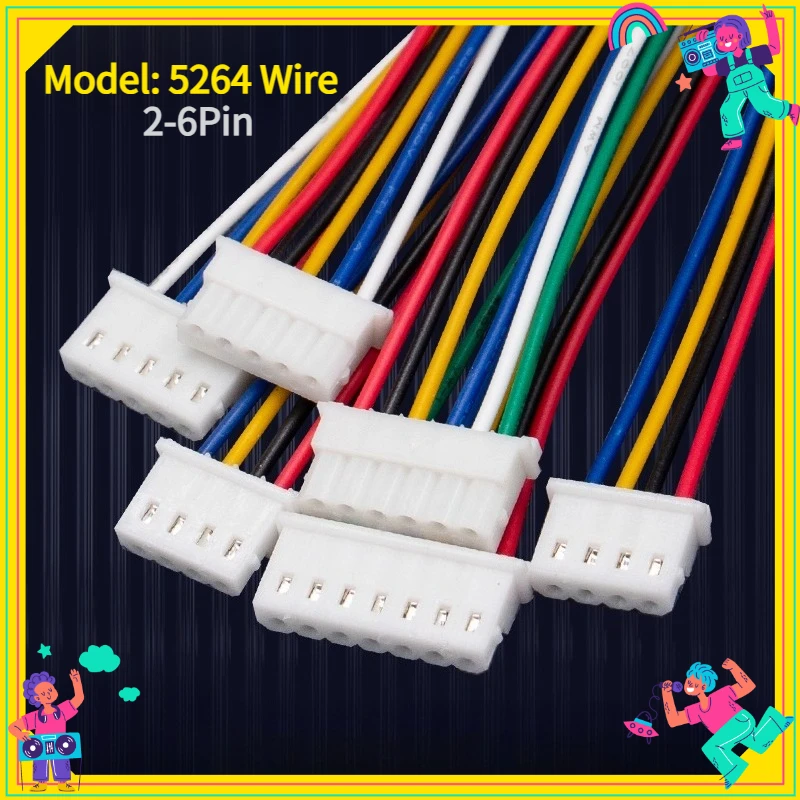 10PCS Electronic Wire 26AWG 2.5mm Terminal Line Spacing Single Head Connection 100/150/200/300mm 2P 3P 4P 5P 6P
10PCS Electronic Wire 26AWG 2.5mm Terminal Line Spacing Single Head Connection 100/150/200/300mm 2P 3P 4P 5P 6P