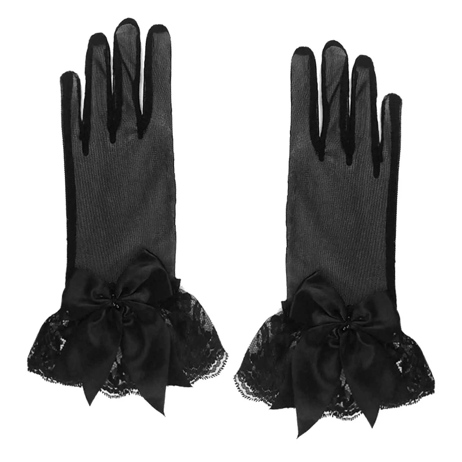 Ladies Lace Gloves Bow Decor Costumes Gloves Full Finger Gloves Dress Gloves Fashion Bridal Gloves for Banquet Evening Party
Ladies Lace Gloves Bow Decor Costumes Gloves Full Finger Gloves Dress Gloves Fashion Bridal Gloves for Banquet Evening Party