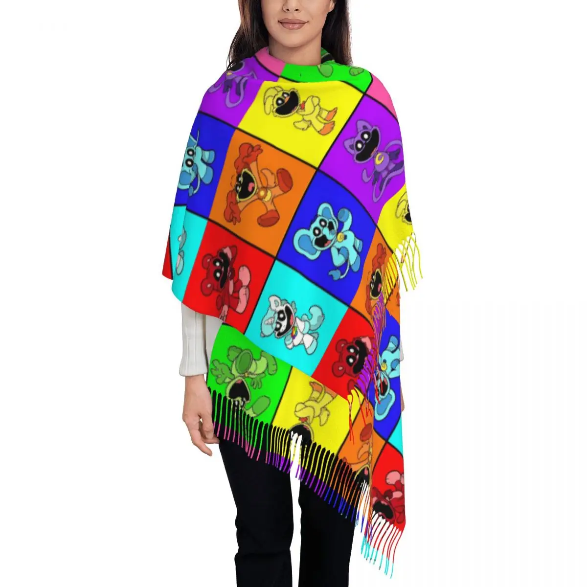 Улыбающиеся животные, персонаж мультфильма, шали, женские зимние большие длинные шарфы, пашмины, шаль, шарфы
Улыбающиеся животные, персонаж мультфильма, шали, женские зимние большие длинные шарфы, пашмины, шаль, шарфы