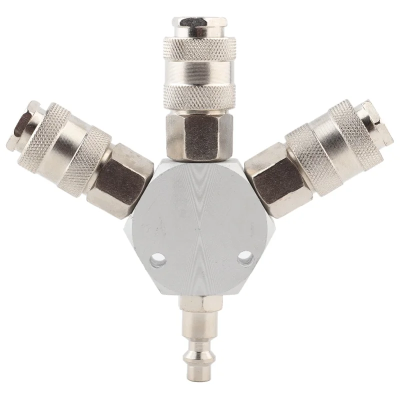 3 Ways Air Hose Manifold Quick Coupler Connector Adapter Splitter 1/4'' F NPT
3 Ways Air Hose Manifold Quick Coupler Connector Adapter Splitter 1/4'' F NPT