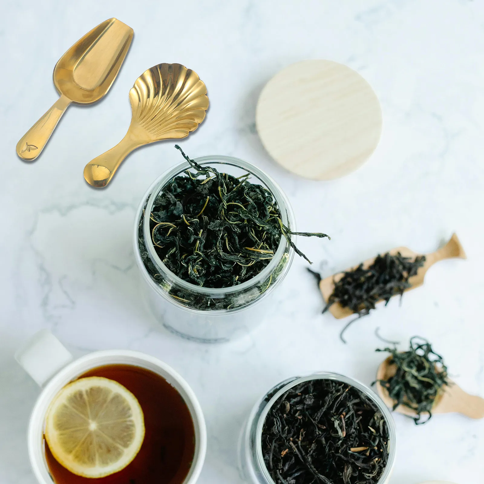 2Pcs Compact Brass Tea Scoop for Loose Leaf Tea Coffee Scooping Small Lightweight Easy Clean Delicate Workmanship Portable
2Pcs Compact Brass Tea Scoop for Loose Leaf Tea Coffee Scooping Small Lightweight Easy Clean Delicate Workmanship Portable