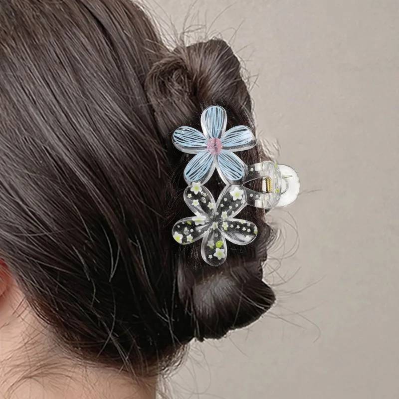 Sweet and Fresh Graffiti Style Flower Grab Clip Hair Clip, New Shark Clip, Back of Head Disc Hair Clip Hair Accessories
Sweet and Fresh Graffiti Style Flower Grab Clip Hair Clip, New Shark Clip, Back of Head Disc Hair Clip Hair Accessories