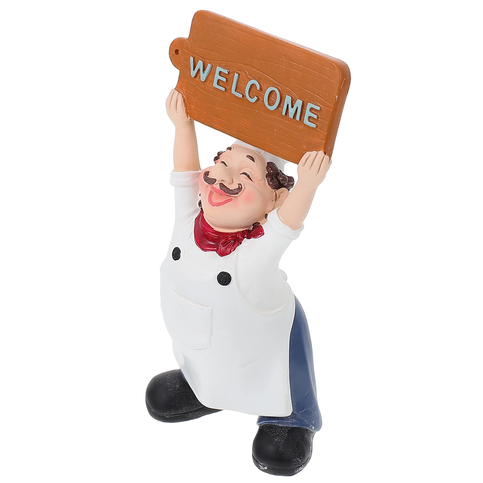 1pc Resin Chef Ornament Creative Decorative Craft for Home Garden Shop Café Restaurant Bar KTV Lifelike Design Gift
1pc Resin Chef Ornament Creative Decorative Craft for Home Garden Shop Café Restaurant Bar KTV Lifelike Design Gift