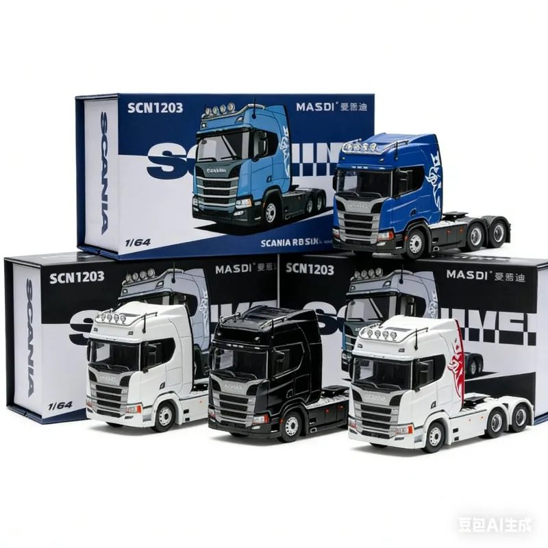 MASDI 1:64 Scania R500 Blue Head Truck Simulation Alloy Collection Cool Car Model Desktop Ornament Boy Toy Birthday Gift
MASDI 1:64 Scania R500 Blue Head Truck Simulation Alloy Collection Cool Car Model Desktop Ornament Boy Toy Birthday Gift
