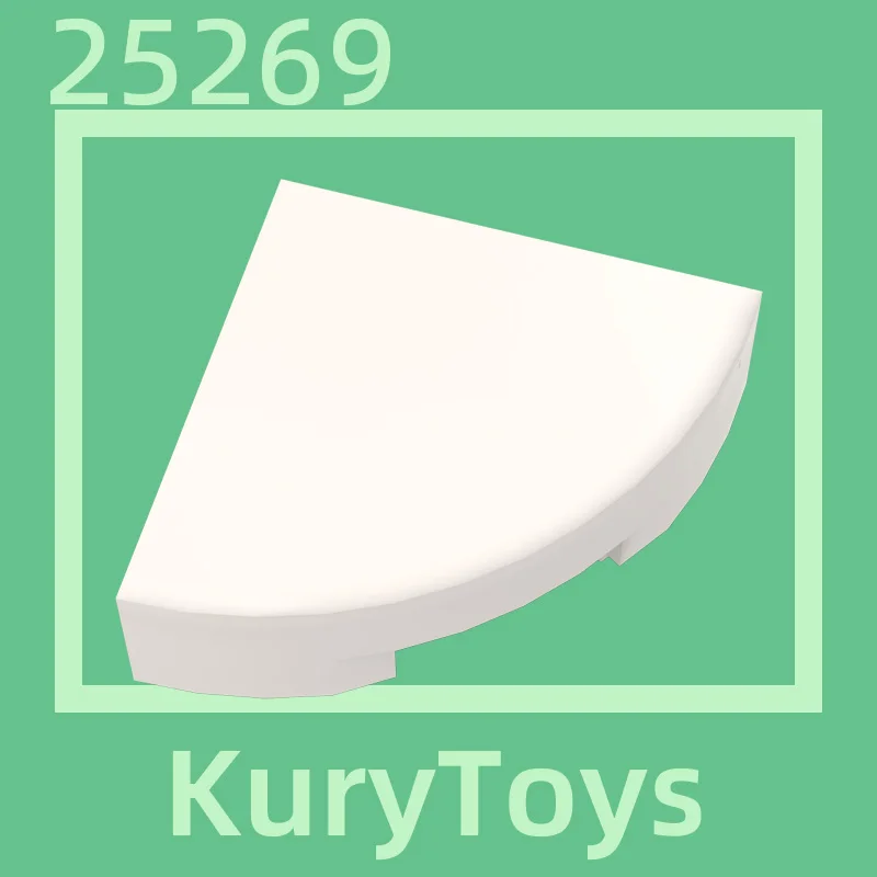 Kury Toys DIY MOC For 25269 10pcs Building block parts For Tile, Round 1 x 1 Quarter For Round-Cut Plate
Kury Toys DIY MOC For 25269 10pcs Building block parts For Tile, Round 1 x 1 Quarter For Round-Cut Plate