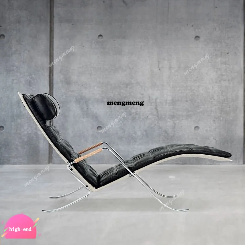 r134 Chaise Lounge Villa Living Room Balcony Leather Leisure Chair Premium Single Chaise Lounge
r134 Chaise Lounge Villa Living Room Balcony Leather Leisure Chair Premium Single Chaise Lounge