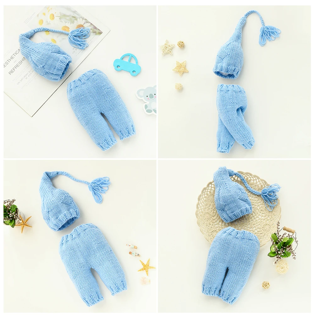 Newborn Photoshoot Clothing Knitted Outfits Soft Comfortable Photography Props Cute Tassel Hat Design Infant Costume
Newborn Photoshoot Clothing Knitted Outfits Soft Comfortable Photography Props Cute Tassel Hat Design Infant Costume