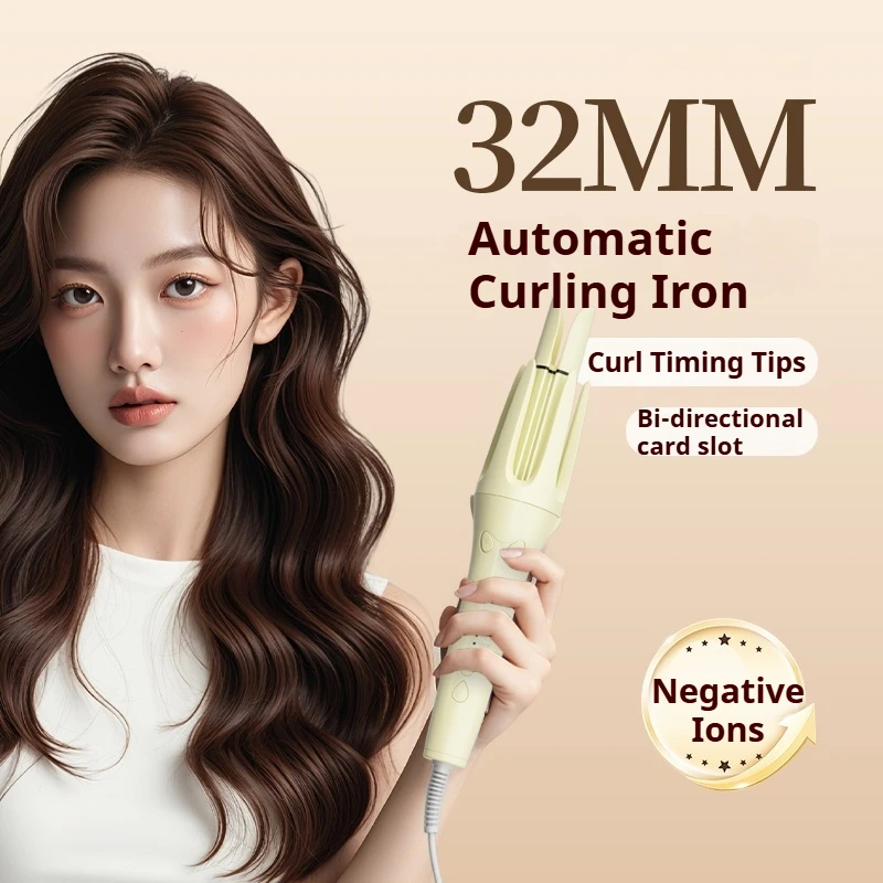 Automatic Hair Curler 32mmTen Million Negative Ions Ceramic Coating Anti Scald Auto Shut Off Min Huang curling iron
Automatic Hair Curler 32mmTen Million Negative Ions Ceramic Coating Anti Scald Auto Shut Off Min Huang curling iron