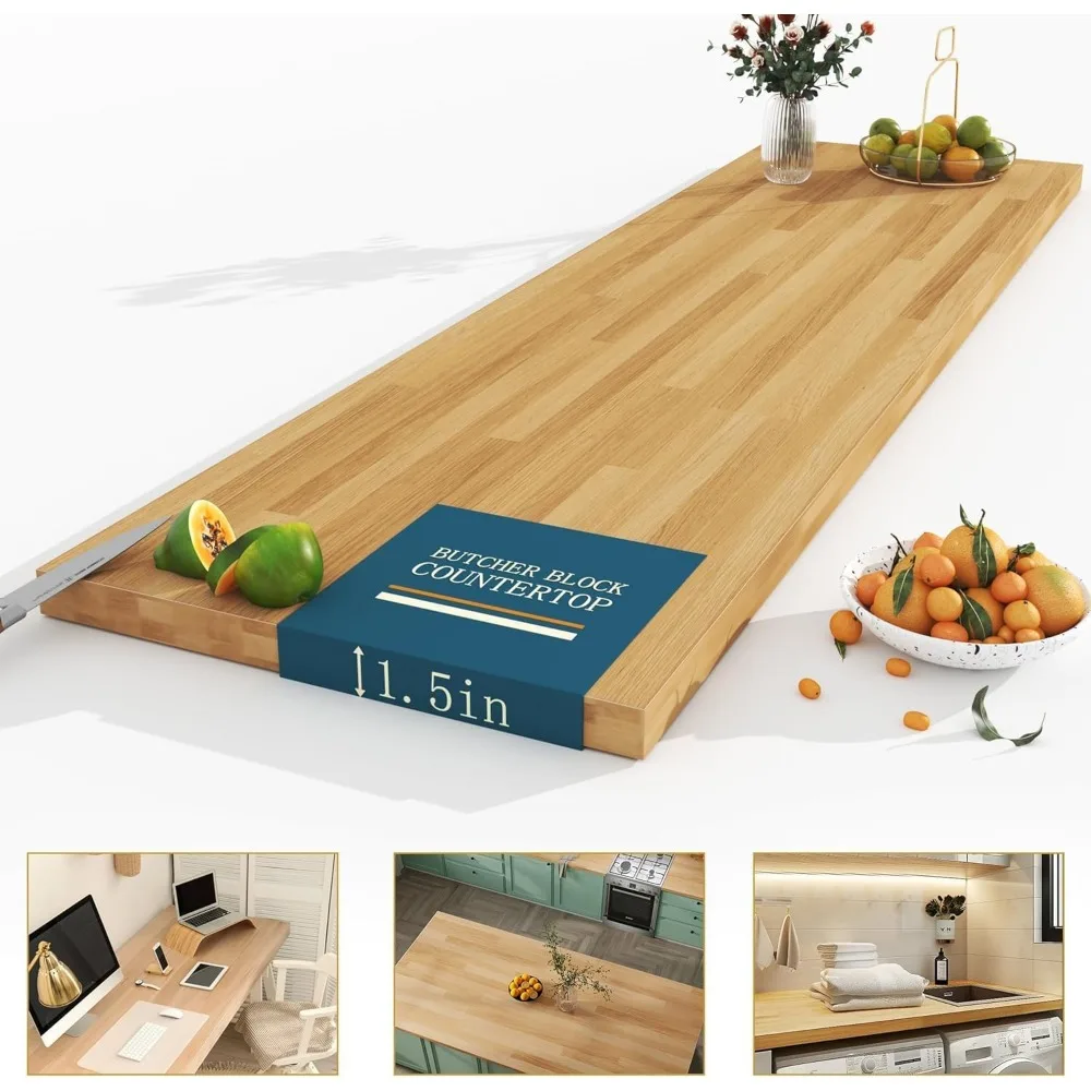 Butcher Block Countertop, Unfinished Solid Birch Wood DIY Size Long Wooden Board for Kitchen Island Table Top Washer Dryer
Butcher Block Countertop, Unfinished Solid Birch Wood DIY Size Long Wooden Board for Kitchen Island Table Top Washer Dryer