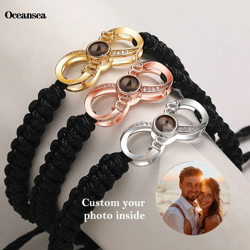 Custom Photo Projection Bracelet with infinity Shaped Customized Photo Projection Bracelet Bangle Christmas Gift 2025
Custom Photo Projection Bracelet with infinity Shaped Customized Photo Projection Bracelet Bangle Christmas Gift 2025