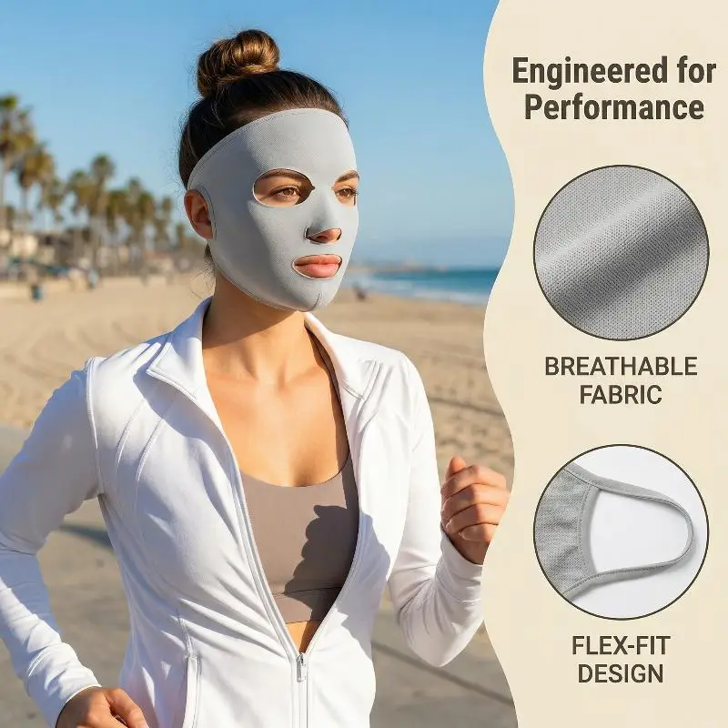 Adjustable Summer Ice Silk Mask Thin Sunshade Sunscreen Mask Solid Color Breathable Sunscreen Face Scarf Golf
Adjustable Summer Ice Silk Mask Thin Sunshade Sunscreen Mask Solid Color Breathable Sunscreen Face Scarf Golf