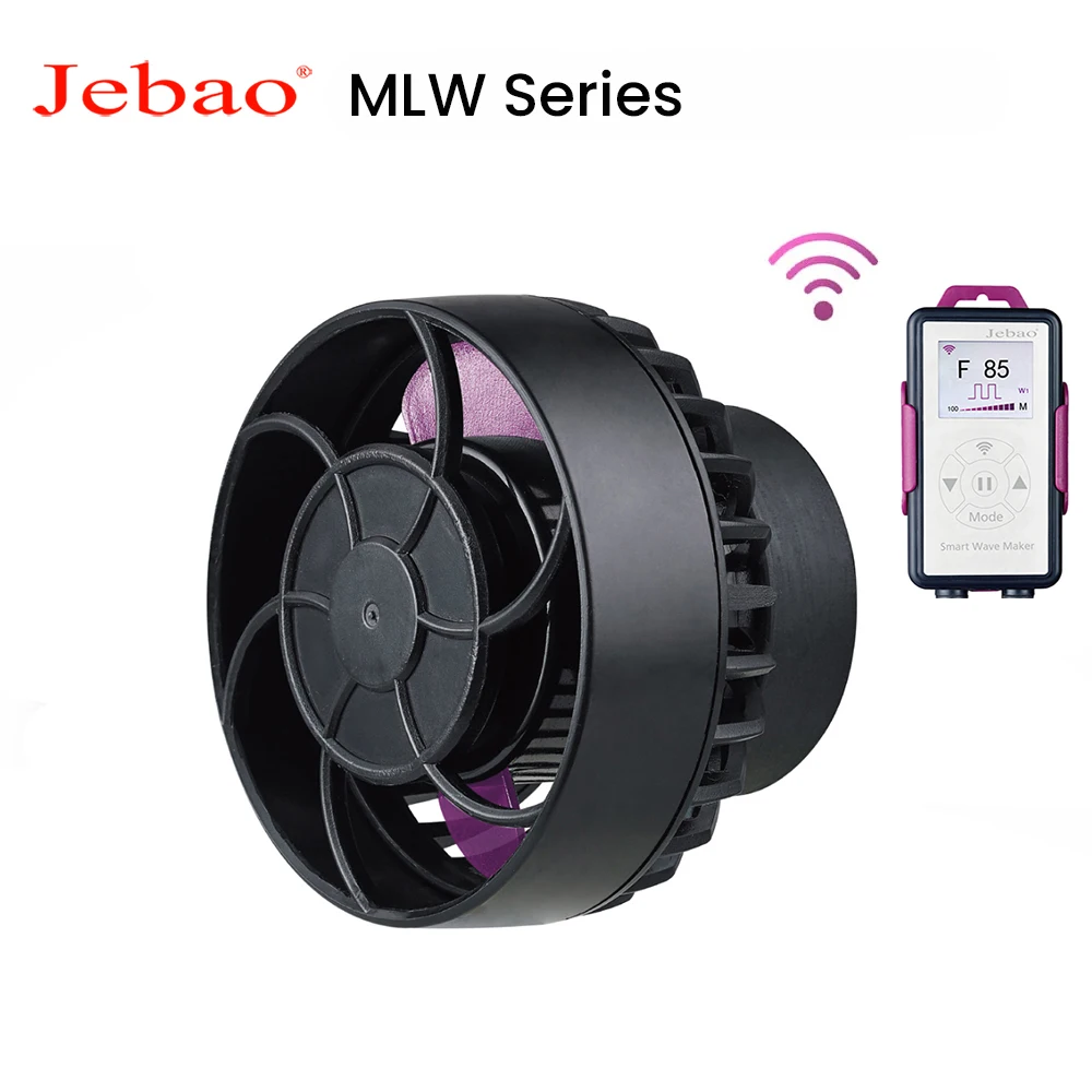 Jebao MLW Series Smart Wave Maker, WiFi Control with LCD Display for Customizable Flow in Freshwater & Saltwater Tanks
Jebao MLW Series Smart Wave Maker, WiFi Control with LCD Display for Customizable Flow in Freshwater & Saltwater Tanks