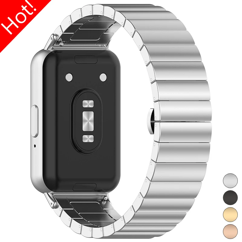 Металлический ремешок из нержавеющей стали для Samsung Galaxy Fit 3, ремешок-браслет для Galaxy Watch Fit3, сменные аксессуары для браслета
Металлический ремешок из нержавеющей стали для Samsung Galaxy Fit 3, ремешок-браслет для Galaxy Watch Fit3, сменные аксессуары для браслета