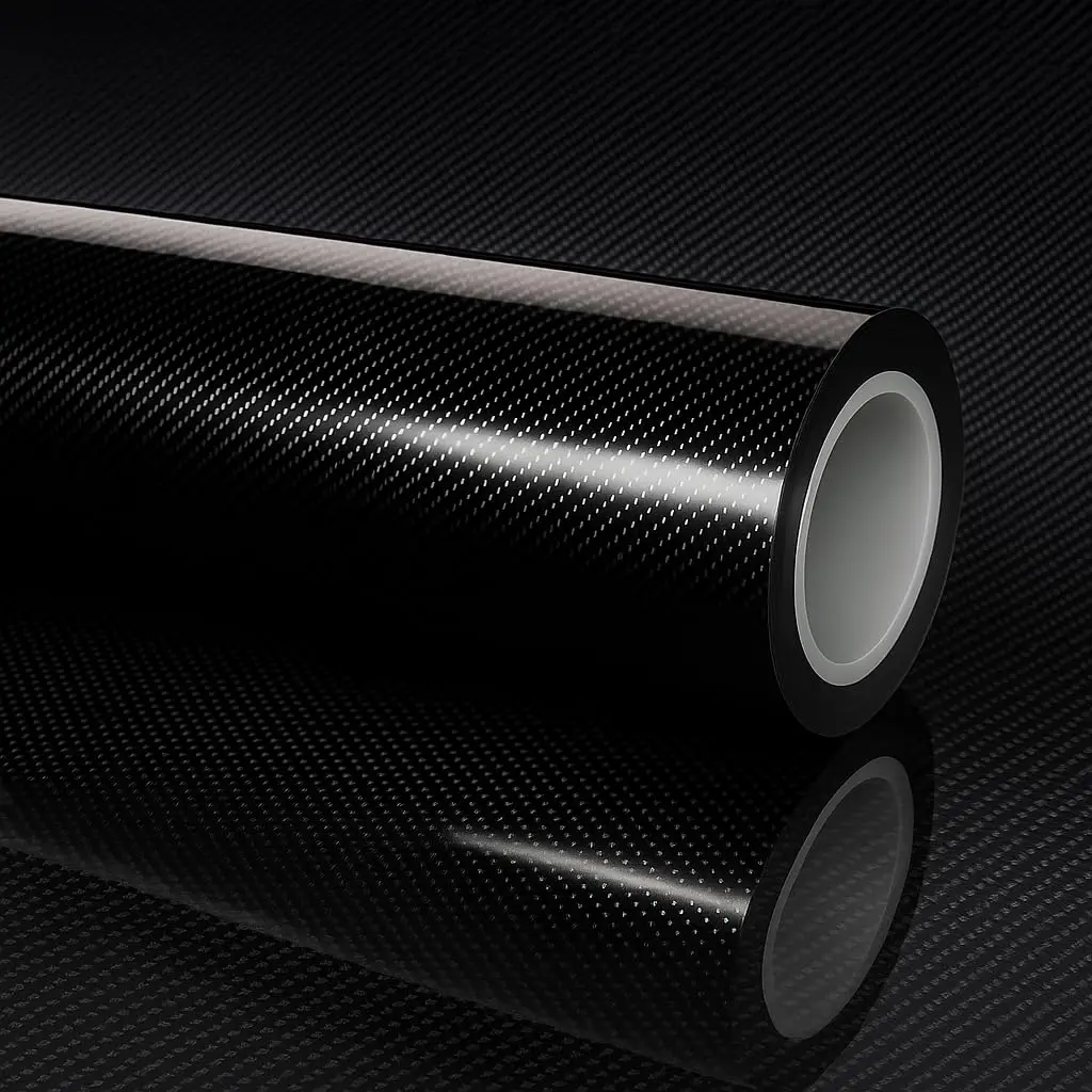 High Gloss Black Carbon Fiber Vinyl Wrap With Air Release Self Adhesive For Car 5FT X 6FT
High Gloss Black Carbon Fiber Vinyl Wrap With Air Release Self Adhesive For Car 5FT X 6FT