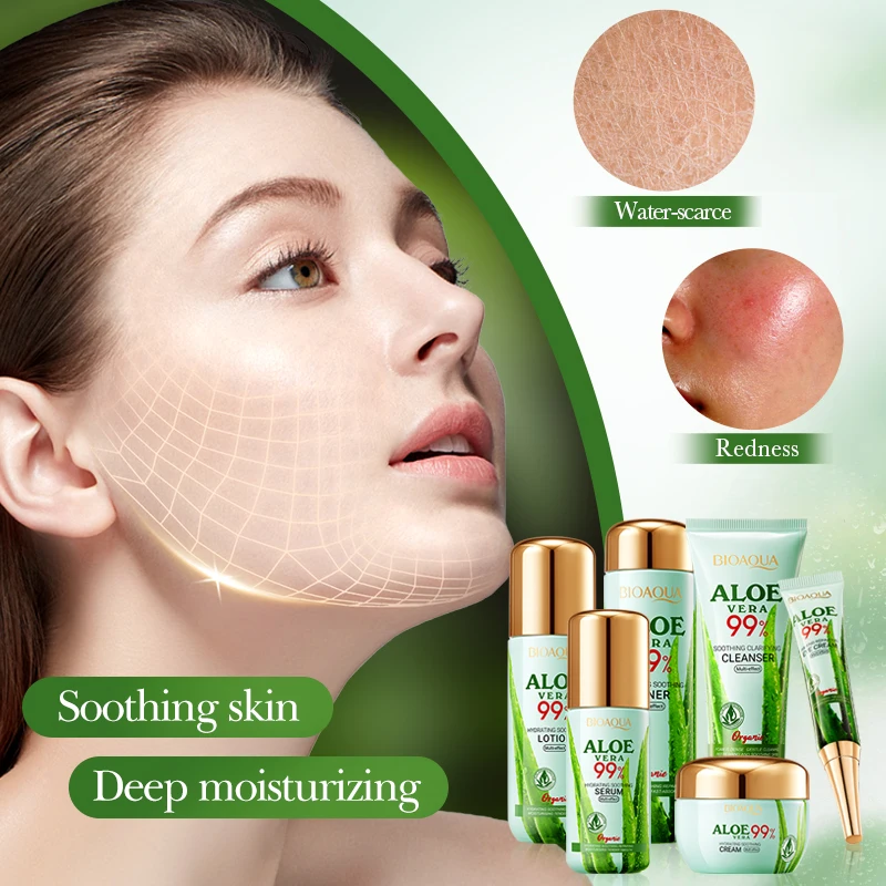 6pcs BIOAOUA Aloe Vera Moisturizing Facial Masks for Face Skin Soothing Brightening Firming Hydrating Facial Masks Skin Care
6pcs BIOAOUA Aloe Vera Moisturizing Facial Masks for Face Skin Soothing Brightening Firming Hydrating Facial Masks Skin Care