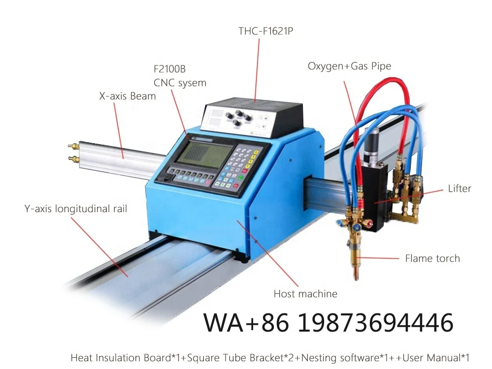 220V/110V Portable CNC Plasma Cutting Machine, Stainless Steel Pipe Cutter
220V/110V Portable CNC Plasma Cutting Machine, Stainless Steel Pipe Cutter