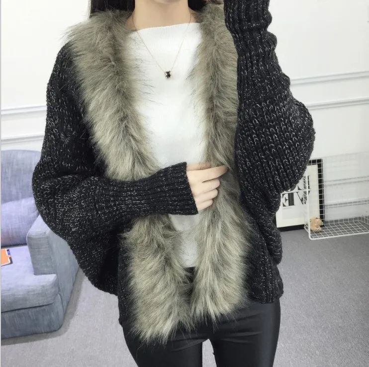 Women's Knitted Cardigan Sweater Fur Collar Knitwear Outerwear Street Sle Regular Length Polyester Spring 2024
Women's Knitted Cardigan Sweater Fur Collar Knitwear Outerwear Street Sle Regular Length Polyester Spring 2024