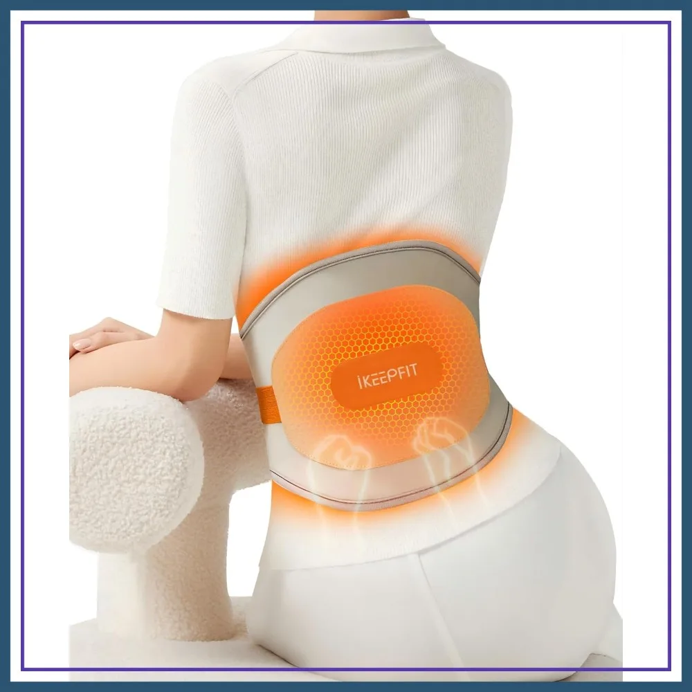 Portable Heating Pad for Back, Cordless Wearable Heat Belt with Massager, 8000 mAh Rechargeable, MAXwarm® 3.0, Pain Relief for Men Women 90-310 lbs
Portable Heating Pad for Back, Cordless Wearable Heat Belt with Massager, 8000 mAh Rechargeable, MAXwarm® 3.0, Pain Relief for Men Women 90-310 lbs