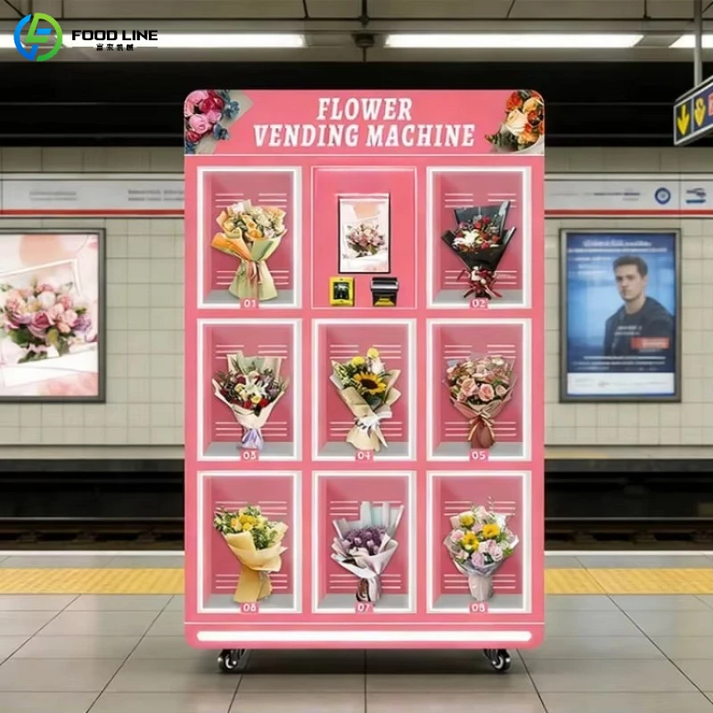 Customized Business Flower Vending Machine Automatic Fresh Floral Bouquet Dispenser Smart Refrigerated 24h Self Service Machine
Customized Business Flower Vending Machine Automatic Fresh Floral Bouquet Dispenser Smart Refrigerated 24h Self Service Machine