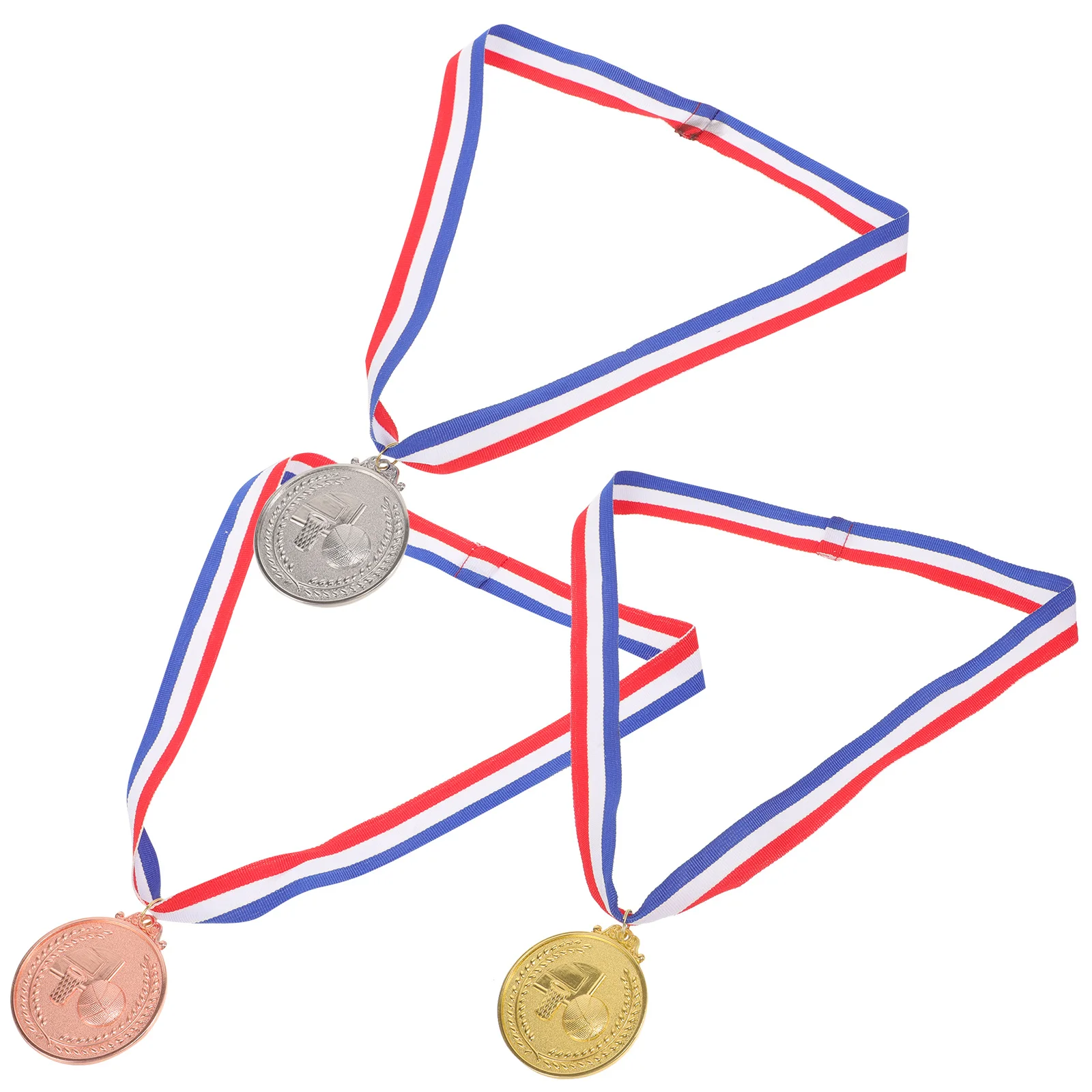 3Pcs Basketball Medals Set Zinc Alloy Gold Silver Bronze Metal Awards for Student Achievement Metal Award Medal Award Medals
3Pcs Basketball Medals Set Zinc Alloy Gold Silver Bronze Metal Awards for Student Achievement Metal Award Medal Award Medals