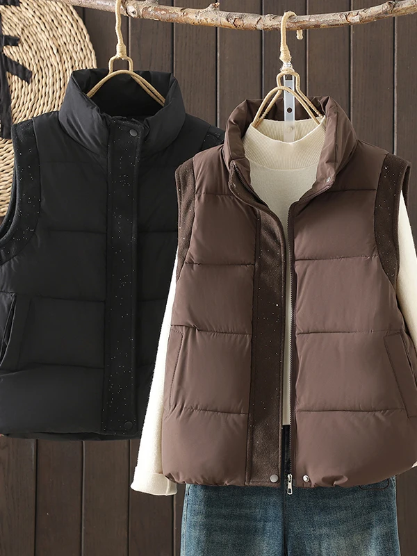 Женский жилет на подкладке Fce, осенне-зимний новый модный универсальный маленький размер, теплый топ на молнии, верхняя одежда
Женский жилет на подкладке Fce, осенне-зимний новый модный универсальный маленький размер, теплый топ на молнии, верхняя одежда