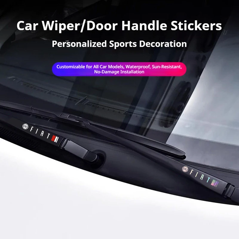 Car Laser Decoration Sticker Reflective Window Wiper Sticker Car Accessories Tools for Fiat 500 Panda 500e Tipo Cronos Argo 500L
Car Laser Decoration Sticker Reflective Window Wiper Sticker Car Accessories Tools for Fiat 500 Panda 500e Tipo Cronos Argo 500L