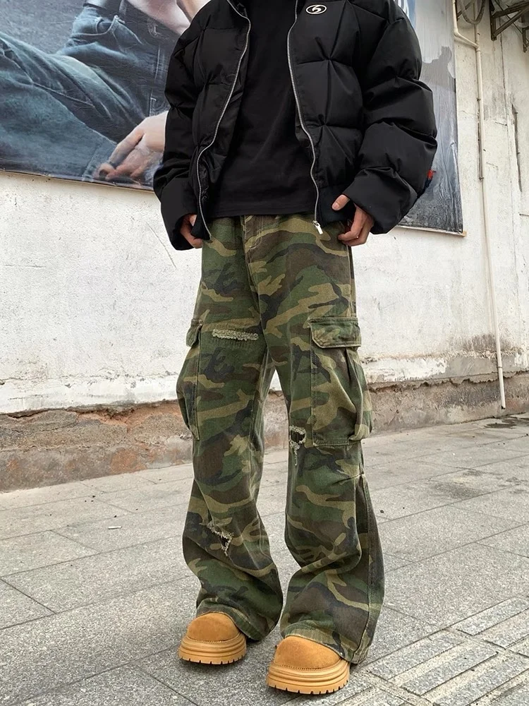 Американский Sle Ретро Cleanfit Камуфляжная рабочая одежда Джинсы Мужские и женские прямые джинсовые брюки с искусственными слезами Молодежный тренд
Американский Sle Ретро Cleanfit Камуфляжная рабочая одежда Джинсы Мужские и женские прямые джинсовые брюки с искусственными слезами Молодежный тренд