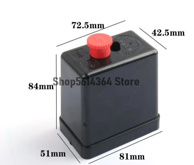 1pcs 72.5x42.5mm 240V 15A 175PSI 12Bar Air Compressor Pressure Control Switch Valve Just Only Housing Shell Cover
1pcs 72.5x42.5mm 240V 15A 175PSI 12Bar Air Compressor Pressure Control Switch Valve Just Only Housing Shell Cover