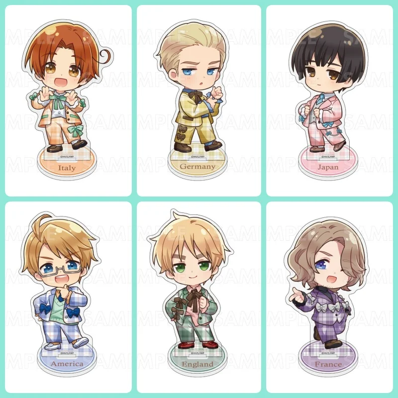 Hetalia: Axis Powers Acrylic mini Stand figure Stand Plate Cosplay Prop Decor Cartoons present Friend keychain
Hetalia: Axis Powers Acrylic mini Stand figure Stand Plate Cosplay Prop Decor Cartoons present Friend keychain
