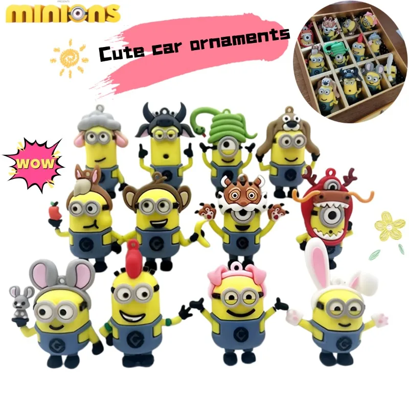 Cute Minions with Big Eyes Cartoon Doll for Collecting Statues, Perfect Gift for Car Decoration Male and Female Enthusiasts
Cute Minions with Big Eyes Cartoon Doll for Collecting Statues, Perfect Gift for Car Decoration Male and Female Enthusiasts