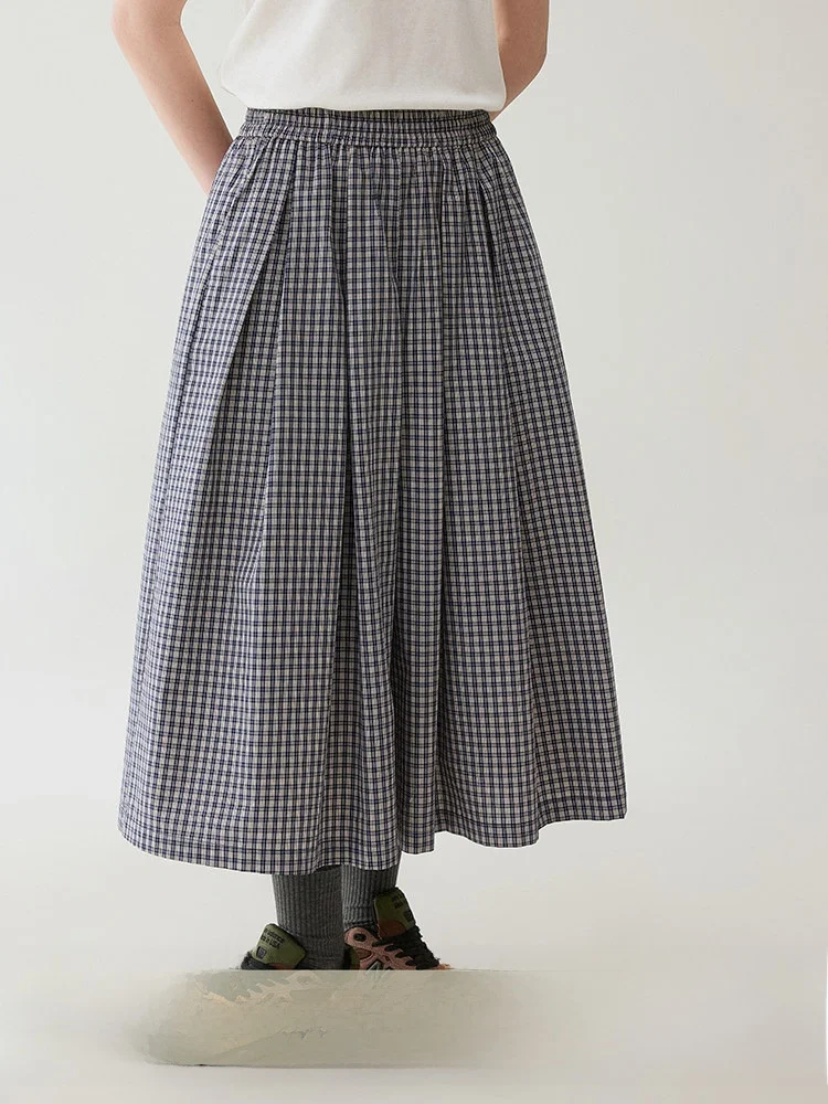 AMUU Original High Waist Pure Cotton Pleated Skirt for Women Spring New Sle Commute Korean Version Color Blo Design
AMUU Original High Waist Pure Cotton Pleated Skirt for Women Spring New Sle Commute Korean Version Color Blo Design