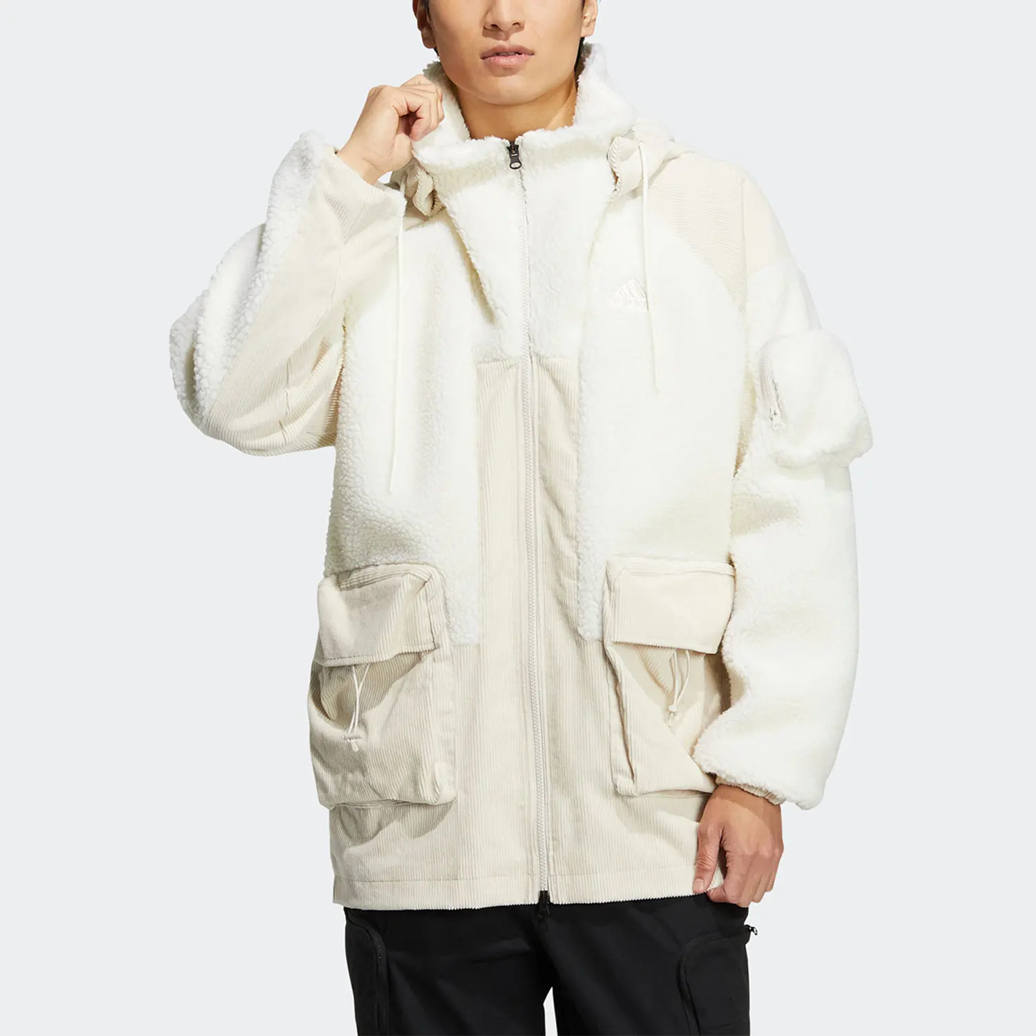 Adidas Official New Winter Men's Faux Shearling Sports Jacket HN9017
Adidas Official New Winter Men's Faux Shearling Sports Jacket HN9017