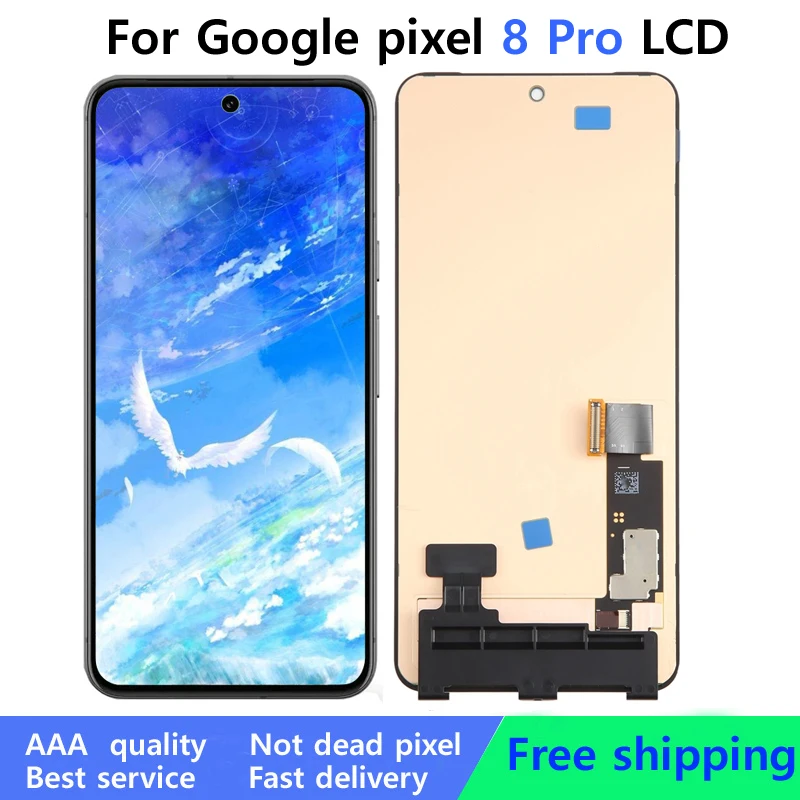 100% протестированный оригинальный AMOLED ЖК-дисплей 6,7 дюйма для Google Pixel 8 Pro LCD GC3VE G1MNW дисплей детали
100% протестированный оригинальный AMOLED ЖК-дисплей 6,7 дюйма для Google Pixel 8 Pro LCD GC3VE G1MNW дисплей детали