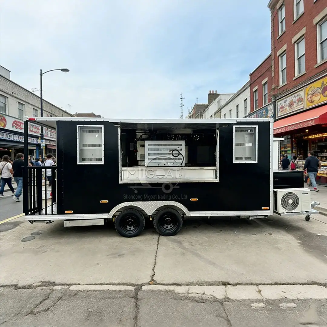 Высококачественный двухосный квадратный мобильный фудтрак с полностью нержавеющим интерьером для предприятий общественного питания на открытом воздухе
Высококачественный двухосный квадратный мобильный фудтрак с полностью нержавеющим интерьером для предприятий общественного питания на открытом воздухе