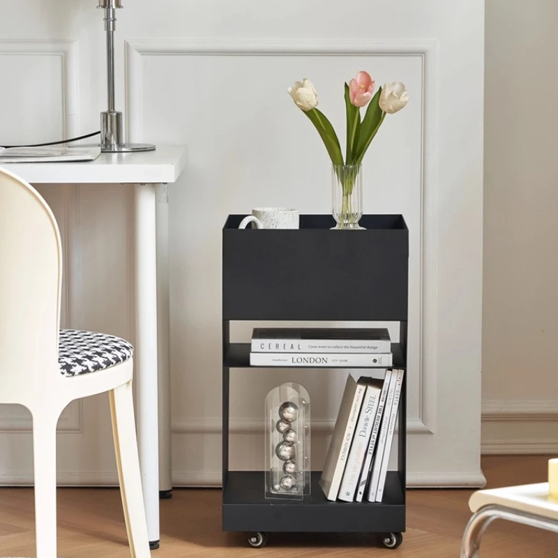 Movable cart storage cabinet Small apartment living room simple corner small side cabinet
Movable cart storage cabinet Small apartment living room simple corner small side cabinet