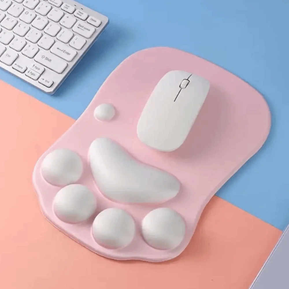 Portable Wrist Pad 3D Cat Paw Mouse Pad Hand Guard Cartoon Gaming Mouse Pads Thickened Cute Mouse Wrist Pad Office Worker
Portable Wrist Pad 3D Cat Paw Mouse Pad Hand Guard Cartoon Gaming Mouse Pads Thickened Cute Mouse Wrist Pad Office Worker