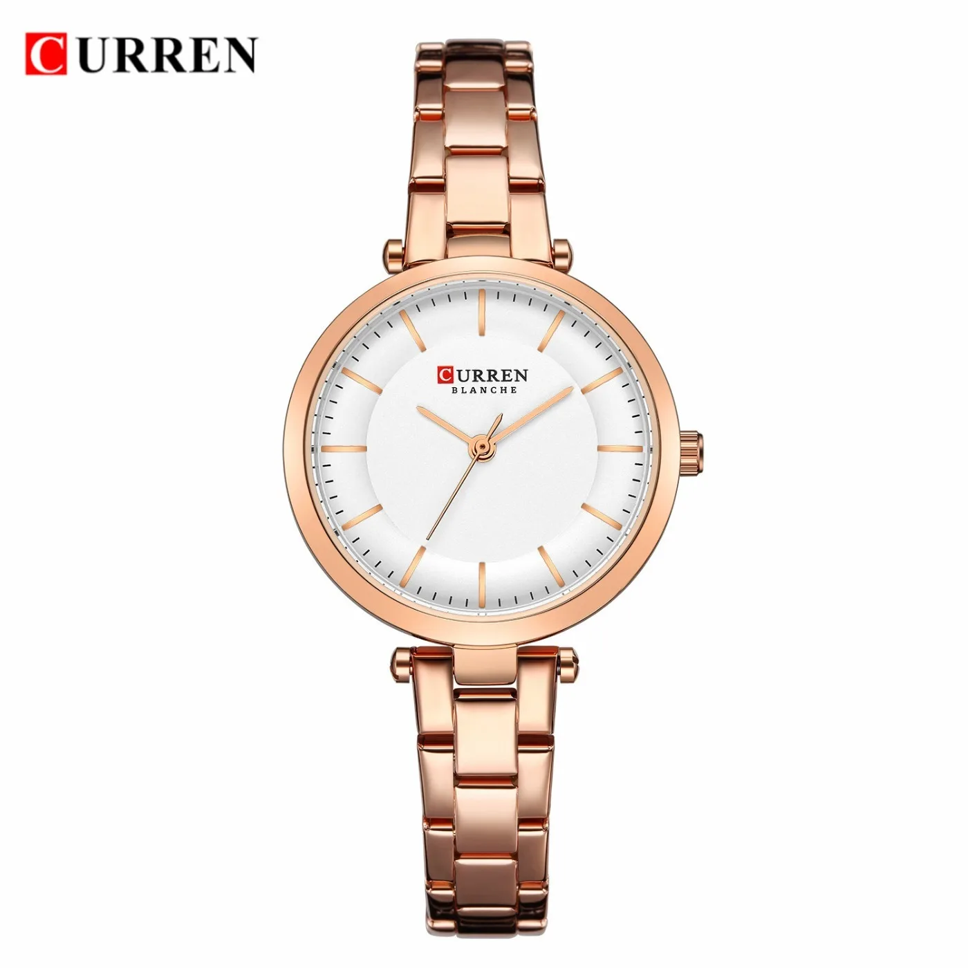 CURREN Elegant Ladies Wristwatch Stainless Steel Dial Quartz Women's Bracelet Watches Classic Female Clock Gifts
CURREN Elegant Ladies Wristwatch Stainless Steel Dial Quartz Women's Bracelet Watches Classic Female Clock Gifts