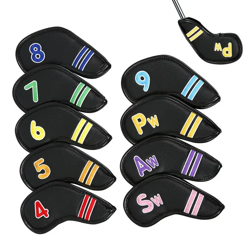 Golf Club Head Covers 9pcs Iron Putter Head Covers Umber Print Golf Iron Head Covers Set For Outdoor Golf Club Wood Head Covers
Golf Club Head Covers 9pcs Iron Putter Head Covers Umber Print Golf Iron Head Covers Set For Outdoor Golf Club Wood Head Covers