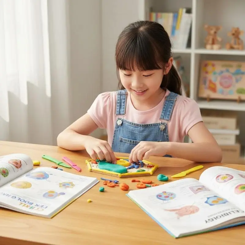 Interactive Biology Teaching Aid 3D Plant Animal Cell Model Craft Set User Friendly Wood Texture Suitable for Project
Interactive Biology Teaching Aid 3D Plant Animal Cell Model Craft Set User Friendly Wood Texture Suitable for Project
