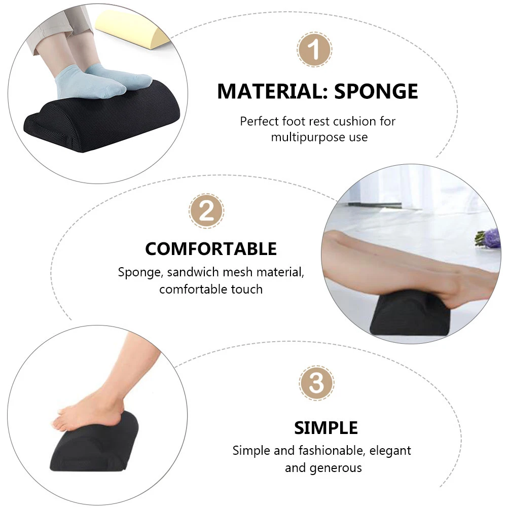 Under Desk Foot Rest Pillow Sponge Foot Cushion Ankle Support for Office Sofa Bed Use Comfortable Leg Elevator Pad for Blood
Under Desk Foot Rest Pillow Sponge Foot Cushion Ankle Support for Office Sofa Bed Use Comfortable Leg Elevator Pad for Blood