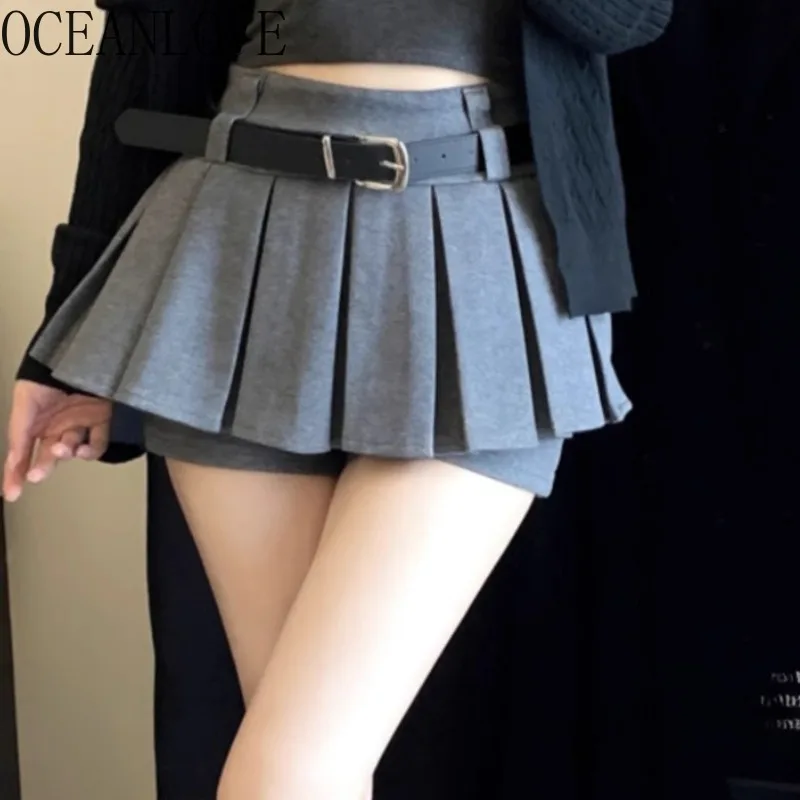 OCEANLOVE Y2k Clothes Pleated Skirts Women Solid Spring Summer A-line Mini Skirt Korean Fashion Sexy Retro Faldas Mujer
OCEANLOVE Y2k Clothes Pleated Skirts Women Solid Spring Summer A-line Mini Skirt Korean Fashion Sexy Retro Faldas Mujer