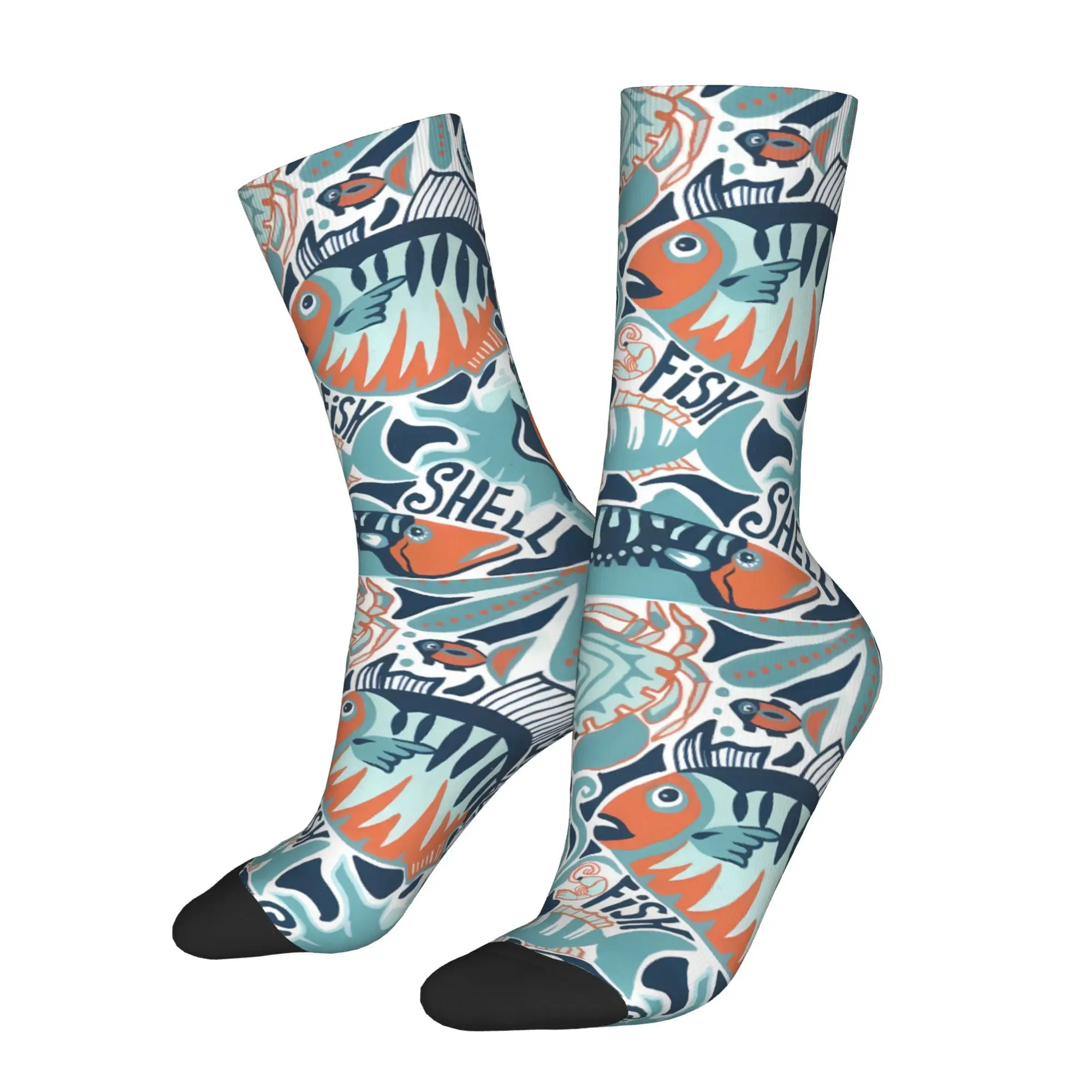 Funny Crazy Sock for Men Fish Blue Harajuku Quality Pattern Printed Crew Sock Seamless Gift
Funny Crazy Sock for Men Fish Blue Harajuku Quality Pattern Printed Crew Sock Seamless Gift