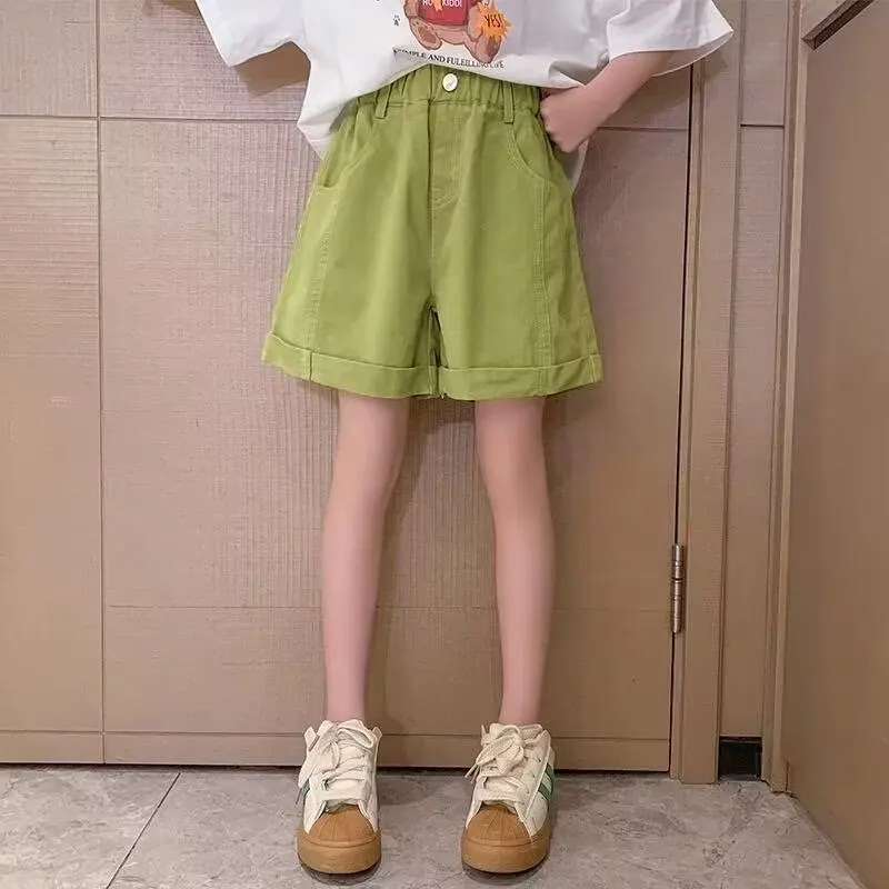 Children's Clothing Pants Ins Literary New Simple Style Versatile Temperament Summer Fashion Street Fashion Trend Girls Shorts
Children's Clothing Pants Ins Literary New Simple Style Versatile Temperament Summer Fashion Street Fashion Trend Girls Shorts