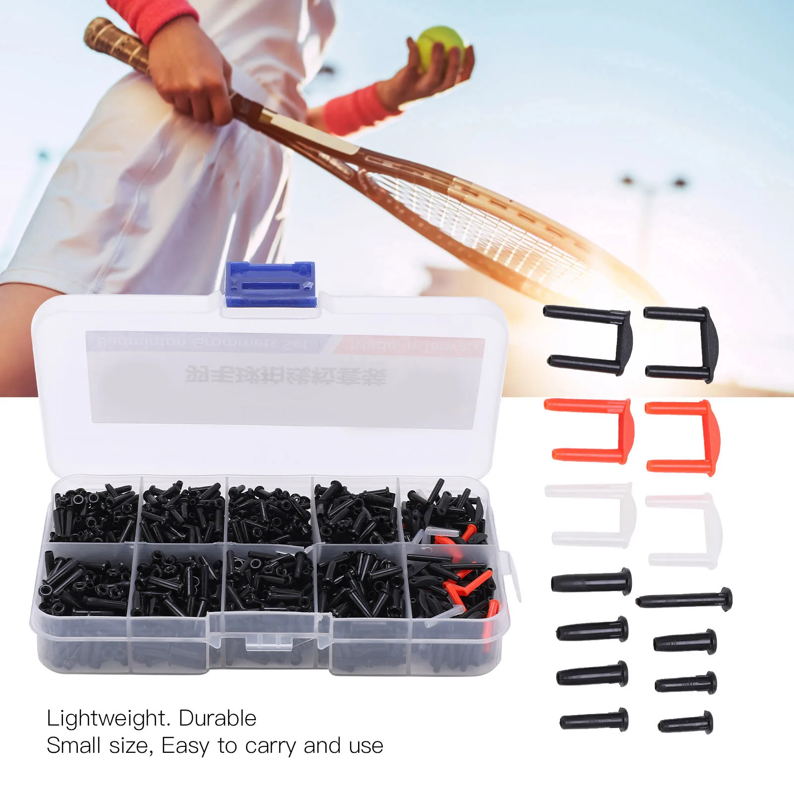 Badminton String Protector, Powerti Badminton Grommets Set with Racquet Eyelets Bucket String Protector Stringing Tools
Badminton String Protector, Powerti Badminton Grommets Set with Racquet Eyelets Bucket String Protector Stringing Tools