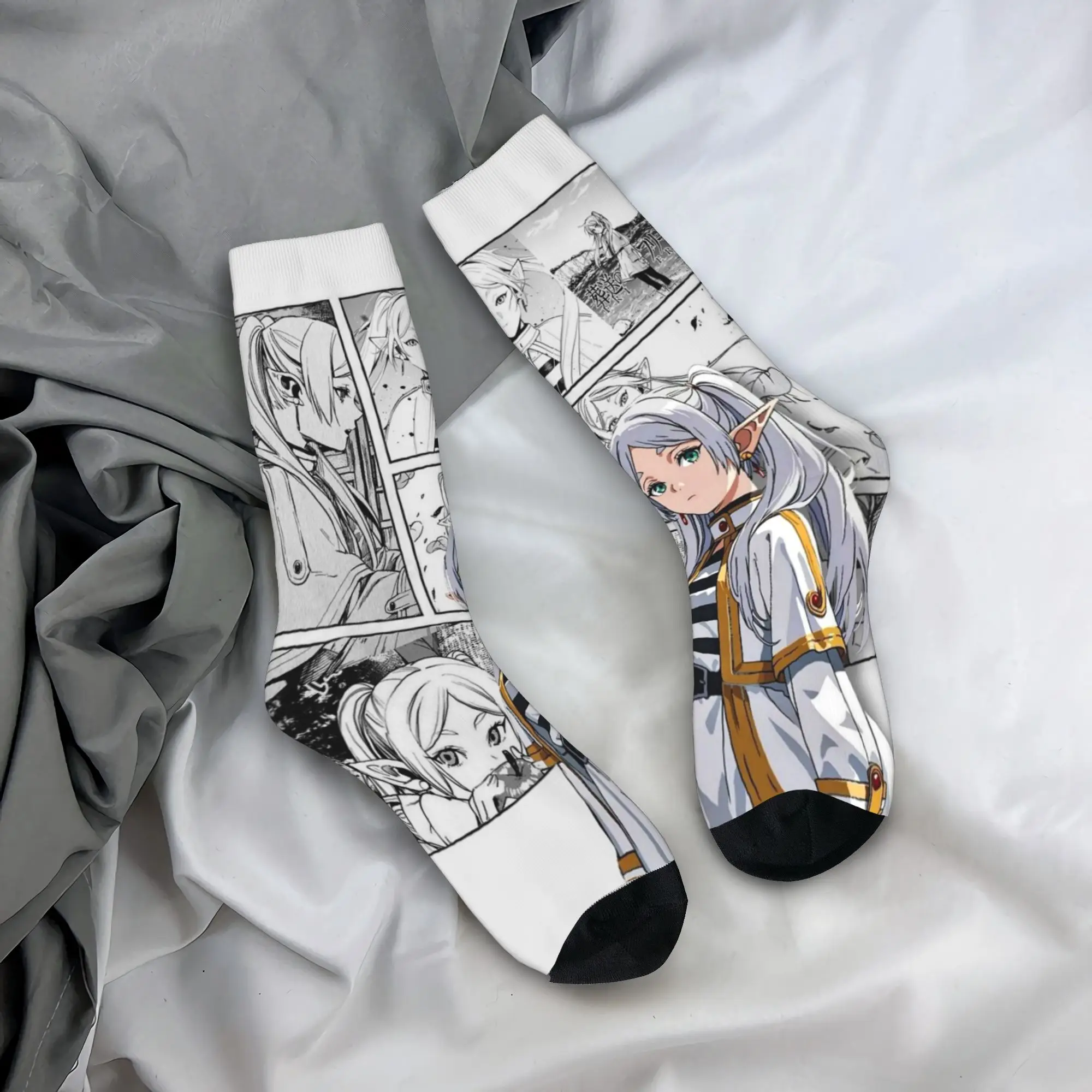 Japanese Anime Frieren Beyond Journey's End Socks Leisure Stockings Autumn Non Skid Men's Socks Breathable Printed Sports Socks
Japanese Anime Frieren Beyond Journey's End Socks Leisure Stockings Autumn Non Skid Men's Socks Breathable Printed Sports Socks