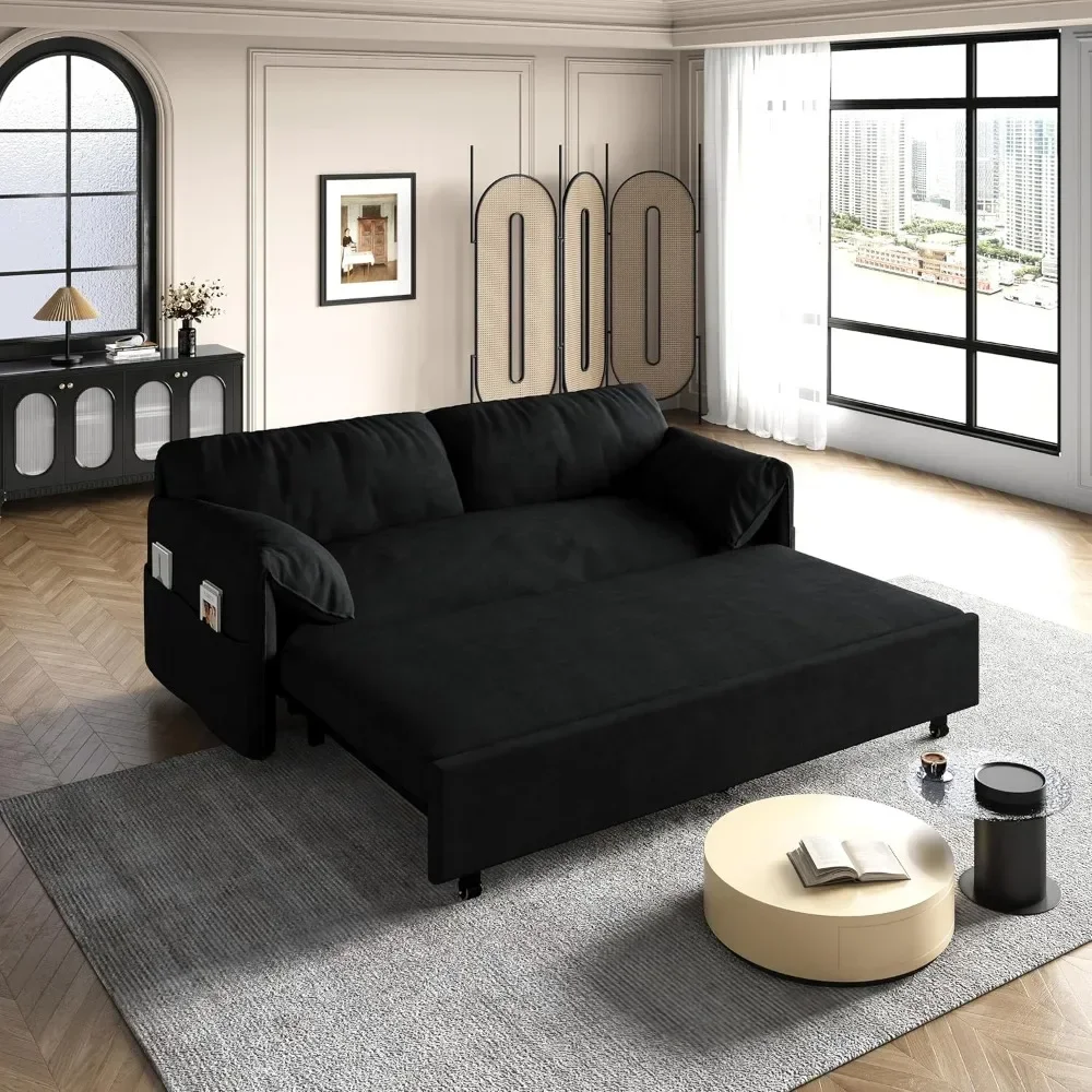 SAT2 for Living Room Sofas with Pull Out Sleeper Couch, Padded Armrests, Side Storage Pocket, 3 in 1 Convertible Queen Size Sofa
SAT2 for Living Room Sofas with Pull Out Sleeper Couch, Padded Armrests, Side Storage Pocket, 3 in 1 Convertible Queen Size Sofa
