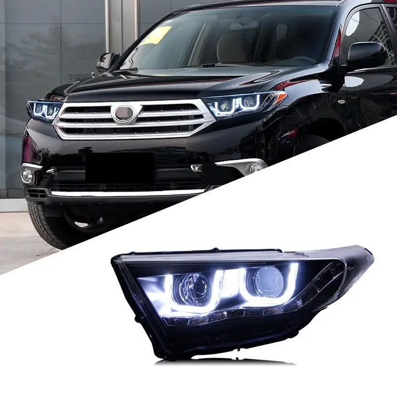 Для Toyota 2012 2013 2014, передняя лампа Highlander, указатель поворота, U-образный цвет, линзы проектора, фары
Для Toyota 2012 2013 2014, передняя лампа Highlander, указатель поворота, U-образный цвет, линзы проектора, фары