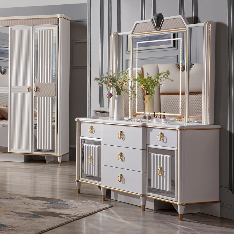 &Wooden King Size Sets Bed Furniture Queen Beds Full Cabinet Modern Velvet Cover Headback Room Bedroom Set
&Wooden King Size Sets Bed Furniture Queen Beds Full Cabinet Modern Velvet Cover Headback Room Bedroom Set