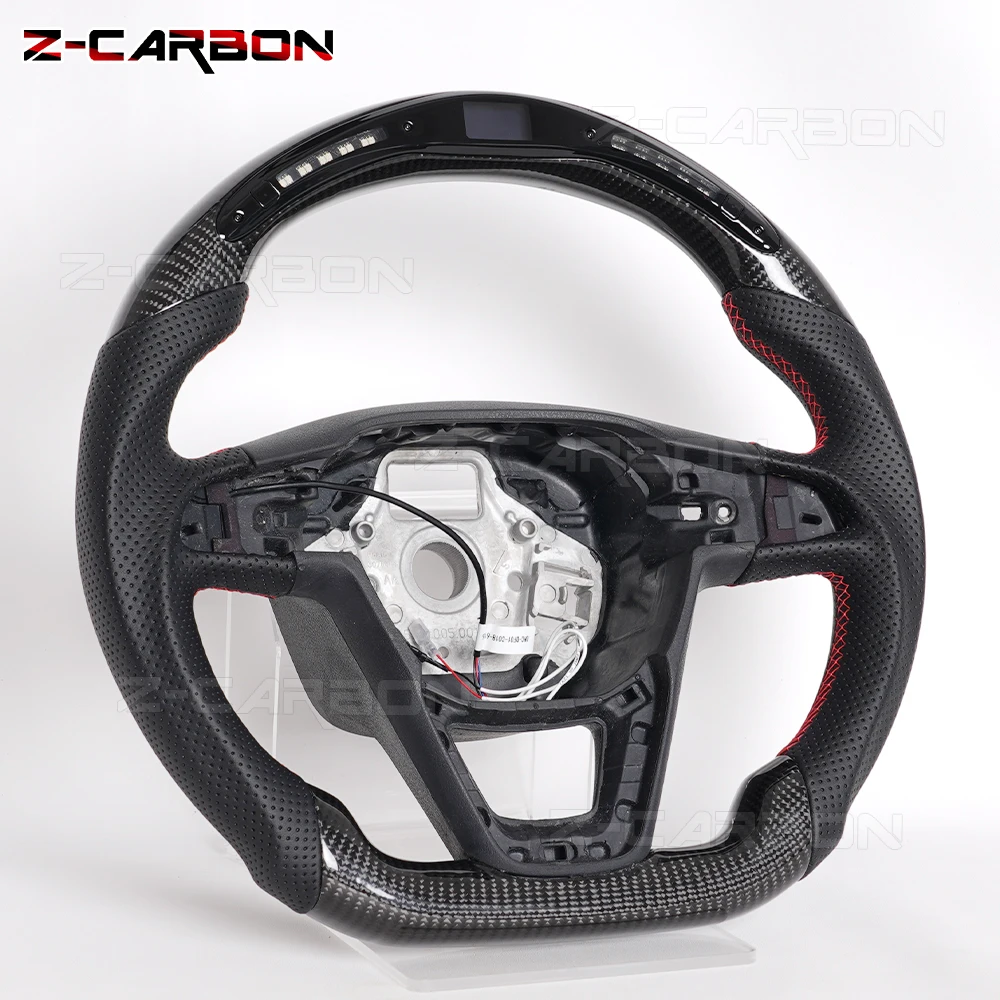 Carbon Fiber LED Steering Wheel For Seat Leon FR Cupra MK3 5F Ibiza 6F Arona Ateca 2014-2020 Perforated Leather Steering Wheel
Carbon Fiber LED Steering Wheel For Seat Leon FR Cupra MK3 5F Ibiza 6F Arona Ateca 2014-2020 Perforated Leather Steering Wheel